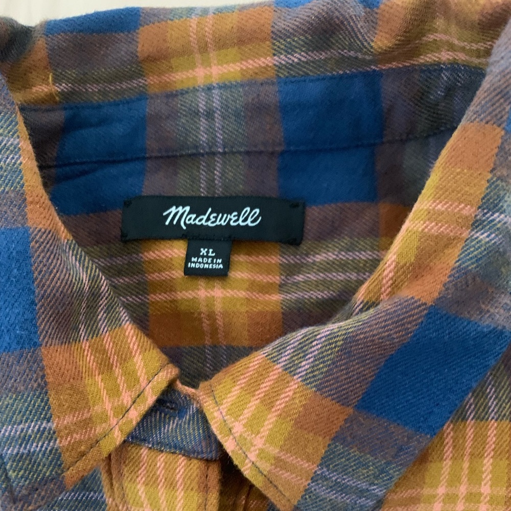Madewell xl women’s flannel